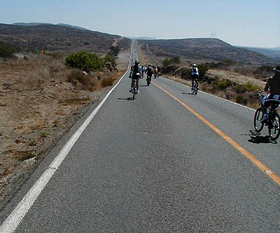 Rosarito to Ensenada Bike Ride - downhill 2