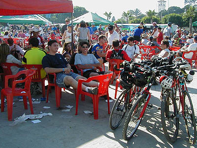Rosarito to Ensenada Bike Ride - party relax