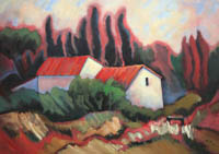 Galeria Logan - Lone Farmhouse with Red Tiles