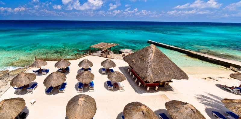 Resort hotel on Cozumel Island