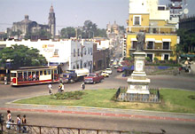 View of Cuernavaca's central ciruculation