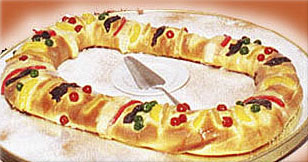 Rosca de Reyes for Three Kings Day