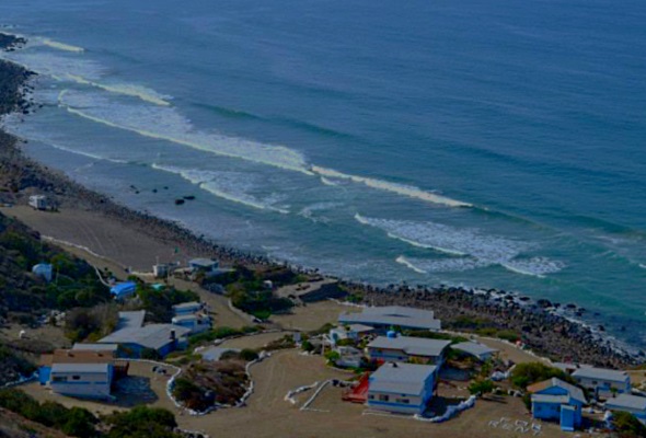 Playa Saldamando - Beachfront campground in Ensenada, Baja California
