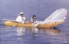 Traditional fishing on Lake Patzcuaro